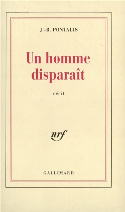 Front cover_Un homme disparaît