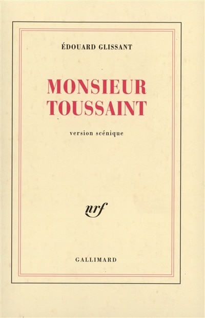 Couverture_Monsieur Toussaint : version sc&eacute;nique