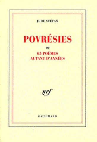 Couverture_Povrésies : ou 65 poèmes autant d'années