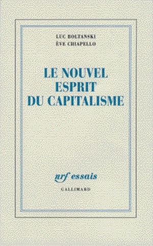 Front cover_Le nouvel esprit du capitalisme