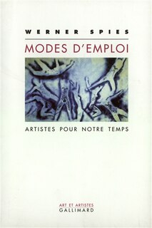 Front cover_Modes d'emploi : artistes pour notre temps