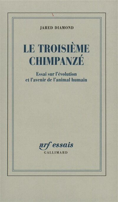 Couverture_Le troisième chimpanzé : essai sur l'évolution et l'avenir de l'animal humain