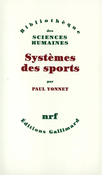 Front cover_Système des sports