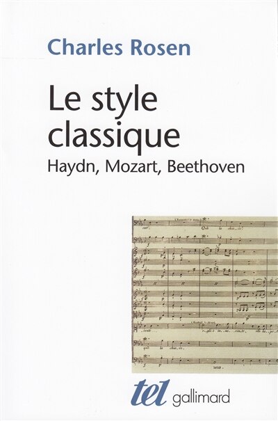 Couverture_Le style classique : Haydn, Mozart, Beethoven