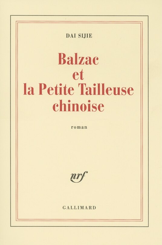 Front cover_Balzac Et La Petite Tailleuse Chinoise