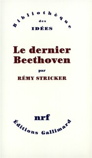 Front cover_Le dernier Beethoven