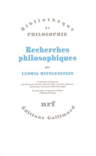 Front cover_Recherches philosophiques