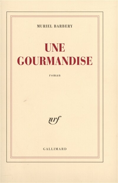 Front cover_Une gourmandise