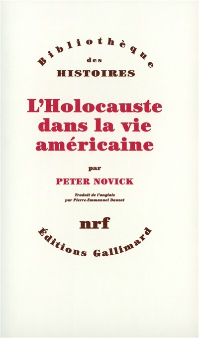 Front cover_L'Holocauste dans la vie américaine