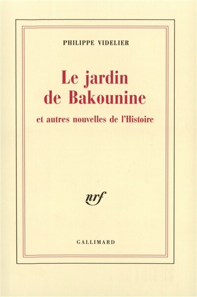 Front cover_Le jardin de Bakounine et autres nouvelles de l'histoire