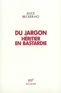 Front cover_Du jargon héritier en Bastardie