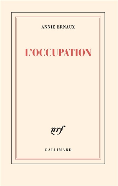 Front cover_L'occupation