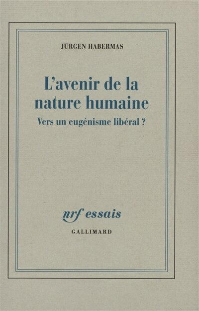 Couverture_L' avenir de la nature humaine