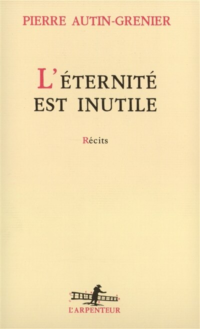 Couverture_L' éternité est inutile