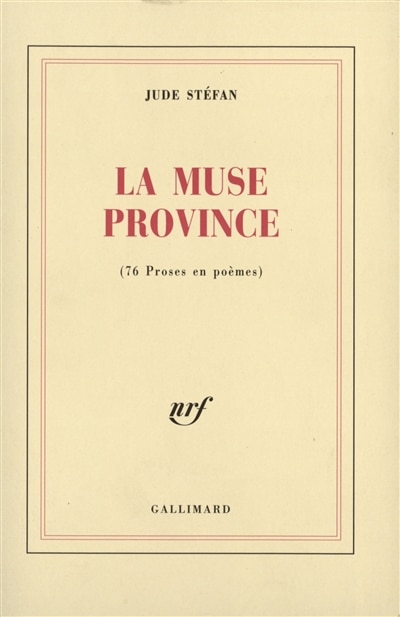 Couverture_La muse province