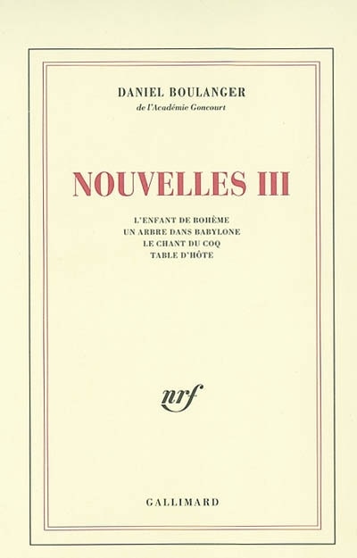 Couverture_Nouvelles, Vol. 3