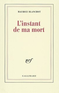 Front cover_L'instant de ma mort