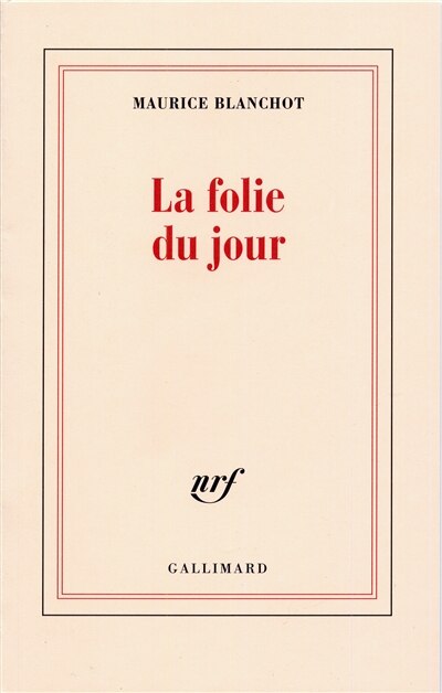 Couverture_La folie du jour