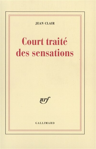 Front cover_Court traité des sensations