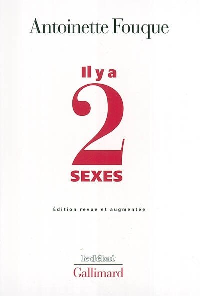 Front cover_Il y a deux sexes : essais de féminologie