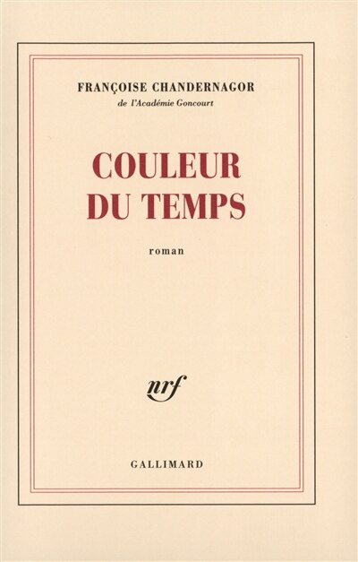 Couverture_Couleur du temps