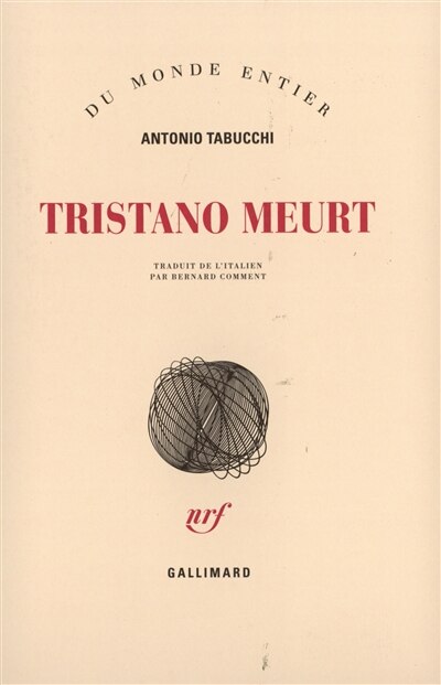 Front cover_Tristano meurt : une vie