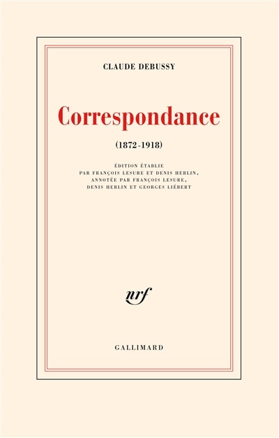Couverture_Correspondance : 1872-1918