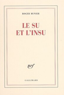 Couverture_Le su et l'insu