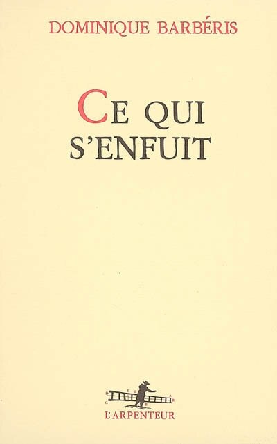 Front cover_Ce qui s'enfuit