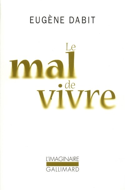 Front cover_Le mal de vivre