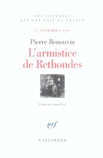 Front cover_L'armistice de Rethondes : 11 novembre 1918