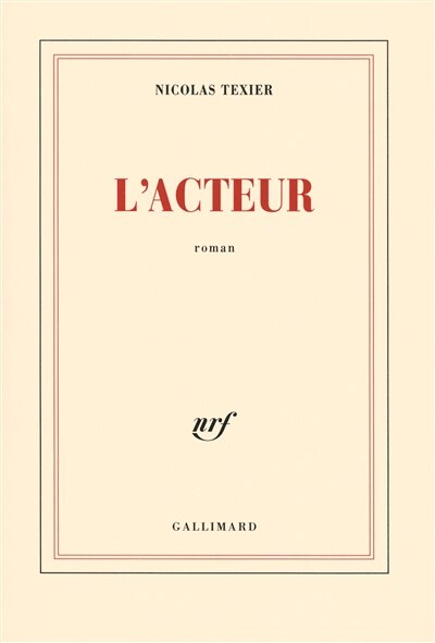 Front cover_L'acteur