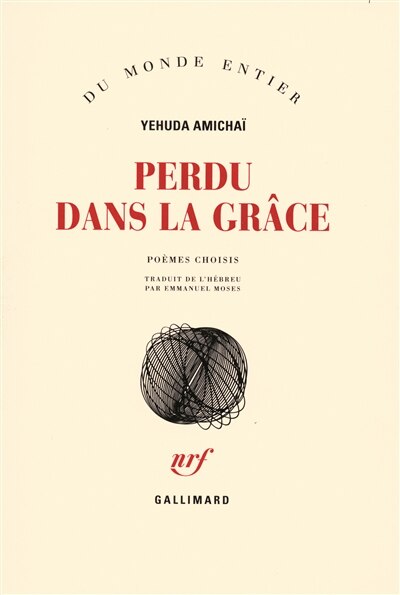 Front cover_Perdu dans la grâce : poèmes choisis