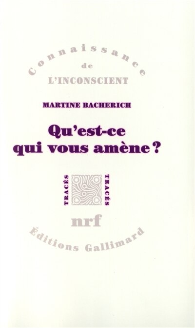 Front cover_Qu'est-ce qui vous amène ?