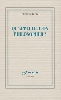 Couverture_Qu'appelle-t-on philosopher ?