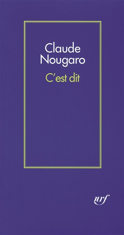 Couverture_C'est dit