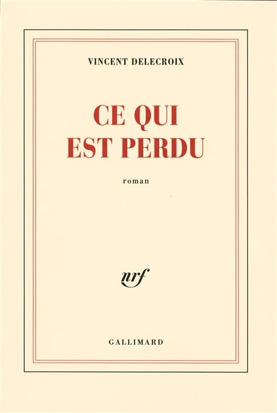 Front cover_Ce qui est perdu