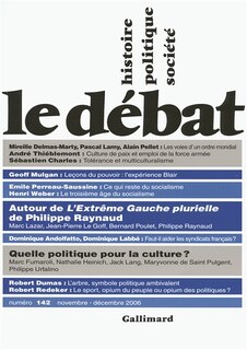 Front cover_Débat (Le), n°142. La gauche et l'extrême-gauche entre l'ancien et le nouveau