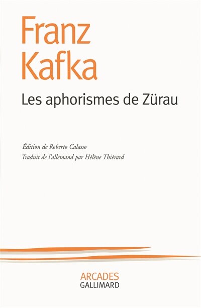 Front cover_Les aphorismes de Z&uuml;rau