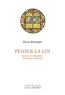 Front cover_Penser la loi