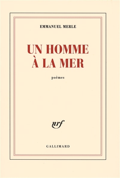 Couverture_Un homme à la mer : poèmes