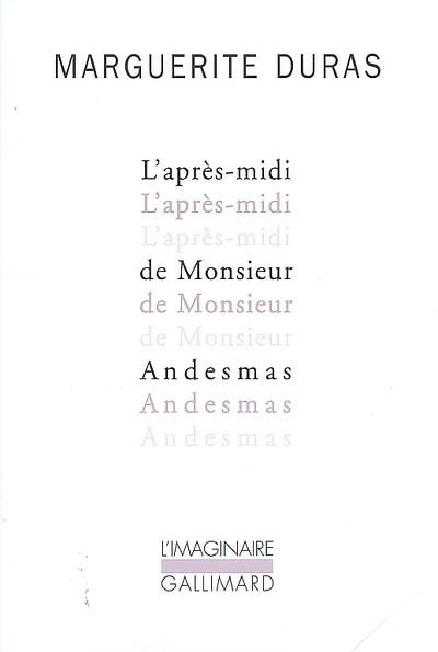 Front cover_L'apr&egrave;s-midi de monsieur Andesmas