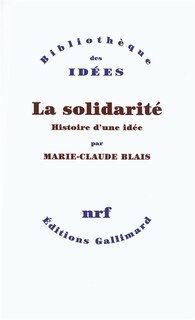 Couverture_La solidarité : histoire d'une idée