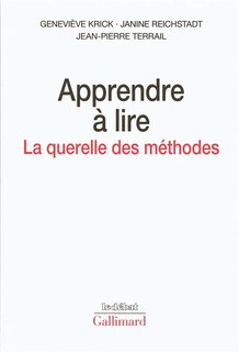 Front cover_Apprendre à lire : la querelle des méthodes