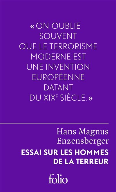 Couverture_Essai sur les hommes de la terreur : le perdant radical
