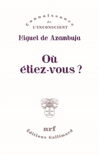 Front cover_Où étiez-vous ?