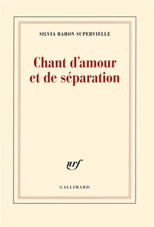 Front cover_Chant d'amour et de séparation