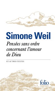 Front cover_Pens&eacute;es sans ordre concernant l'amour de Dieu