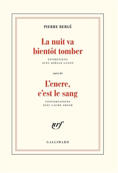 Front cover_La nuit va bientôt tomber