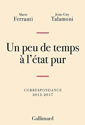 Front cover_Un peu de temps à l'état pur
